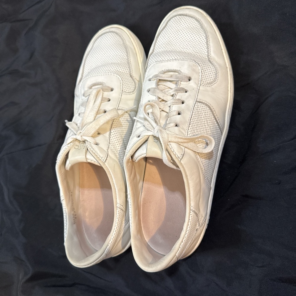 Rancourt & Co Maine Classic White Lace-Up Sneakers